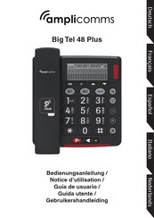 Amplicomms Big Tel 48 Plus Gebruikershandleiding