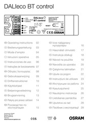 Osram DALIeco BT control Gebruiksaanwijzing