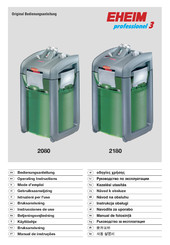EHEIM professionel 3 2080 Gebruiksaanwijzing