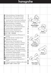 Hansgrohe Focus Project 31974000 Gebruiksaanwijzing