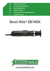 Bevel Tools Bevel Mite EBI INOX Gebruikershandleiding