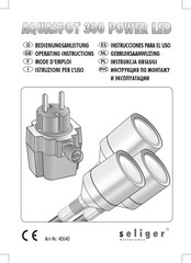 Seliger AQUASPOT 300 POWER LED Gebruiksaanwijzing