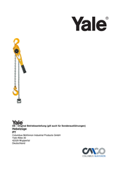 Yale PT-1600 Handleiding