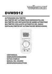 Velleman DVM9915 Gebruikershandleiding