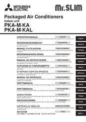 Mitsubishi Electric Mr.SLIM PKA-M KAL Series Bedieningshandleiding