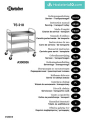 Bartscher TS 210 Gebruiksaanwijzing