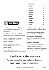 Vetus WRC Installatie- En Gebruikershandleiding