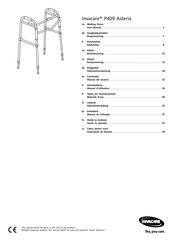 Invacare P409 Asteria Gebruiksaanwijzing