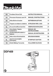 Makita DDF459 Gebruiksaanwijzing