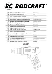 RODCRAFT RC4105 Gebruiksaanwijzing