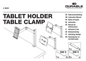 DURABLE 8931 Instructies