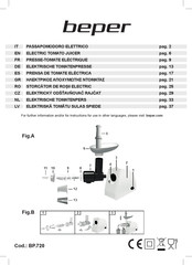 Beper BP.720 Handleiding