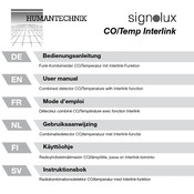 HumanTechnik signolux CO/Temp Gebruiksaanwijzing