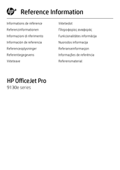 HP OfficeJet Pro 9130e Series Referentie Gids