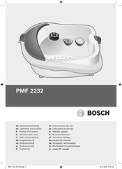 Bosch PMF 2232 Gebruiksaanwijzing