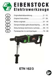 EIBENSTOCK ETN 162/3 Oorspronkelijke Gebruiksaanwijzing