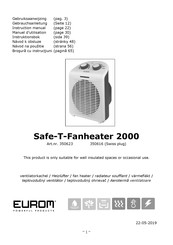 EUROM Safe-T-Fanheater 2000 Gebruiksaanwijzing