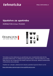 Remington G5 Graphite Series Handleiding