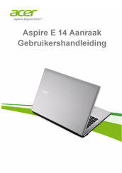 Acer E5-471P Gebruikershandleiding