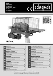 Scheppach HL760L Gebruikshandleiding
