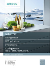 Siemens KI41R Series Gebruiksaanwijzing