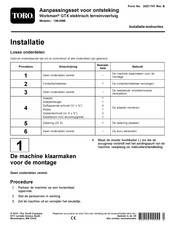 Toro Workman GTX Installatie-Instructies