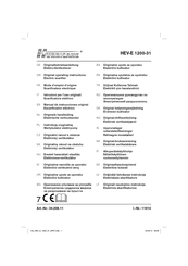 Hurricane HEV-E 1200-31 Originele Handleiding