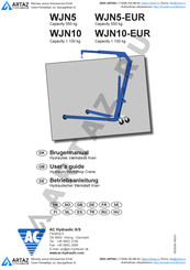 AC Hydraulic WJN5-EUR Gebruikershandleiding