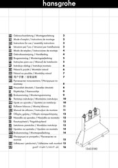 Hansgrohe 13433180 Gebruiksaanwijzing