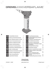 Dremel 2200 VERSAFLAME Handleiding En Veiligheidsvoorschriften