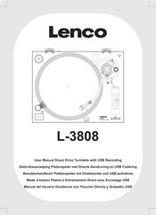 LENCO L-3808 Gebruiksaanwijzing