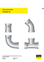 Viega Prestabo XL Gebruiksaanwijzing
