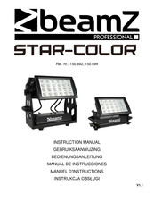 Beamz professional Star-Color Gebruiksaanwijzing