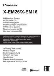 Pioneer X-EM16 Handleiding