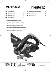 Meister MEH900-2 Vertaling Van De Originele Gebruiksaanwijzing