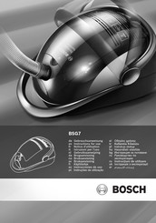 Bosch BSG7 Series Gebruiksaanwijzing