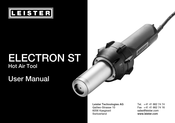 Leister ELECTRON ST Gebruikershandleiding