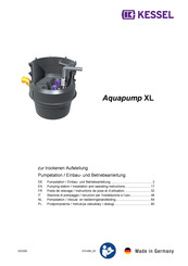 Kessel Aquapump XL Inbouw- En Bedieningshandleiding