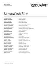 DURAVIT SensoWash Slim 611.00 00 2 00 4300 Montagehandleiding