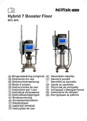 Nilfisk Hybrid 7 Booster Floor BF8 Gebruiksaanwijzingen