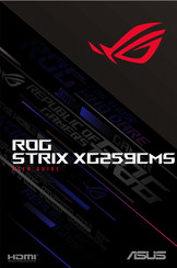 ASus ROG Strix XG259CMS Series Gebruikershandleiding