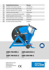 Gude GWS 700 HM-2 Vertaling Van De Originele Gebruiksaanwijzing