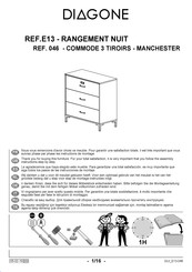 Diagone MANCHESTER E13-046 Handleiding