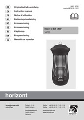 Horizont insect-o-kill 360 Bedieningshandleiding