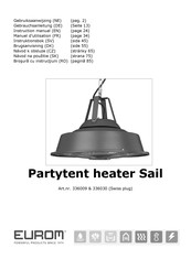 EUROM Partytent heater Sail Gebruiksaanwijzing