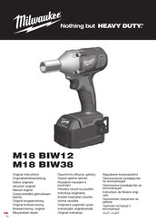 Milwaukee M18 BIW12 Oorspronkelijke Gebruiksaanwijzing