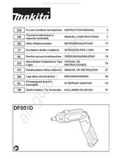 Makita DF001D Gebruiksaanwijzing