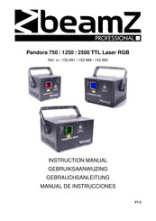 Beamz professional 152.988 Gebruiksaanwijzing
