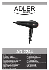 Adler europe AD 2244 Handleiding