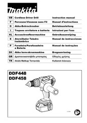 Makita DDF458RTJ Gebruiksaanwijzing